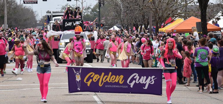 Eine Zeitreise im General Store und eine unverhoffte pinke Mardi Gras Parade