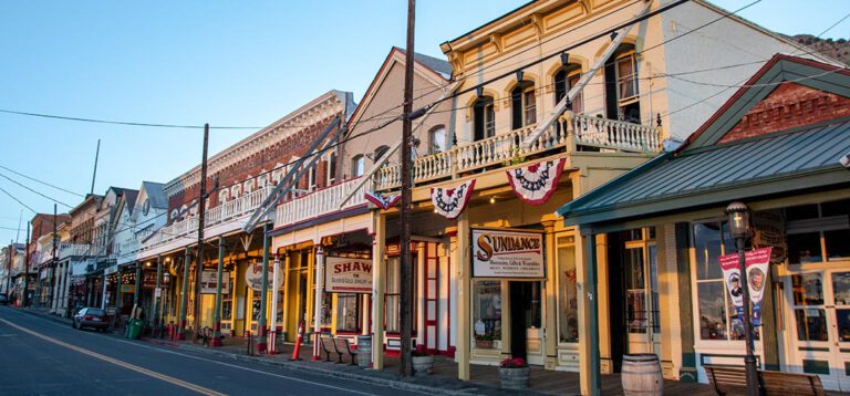 Viele, viele Meilen von Virgina City nach Reno und nach Idaho Falls