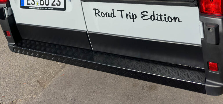 Stark und Stylisch: Unsere Neue Heck-Stoßstange für unseren Ducato